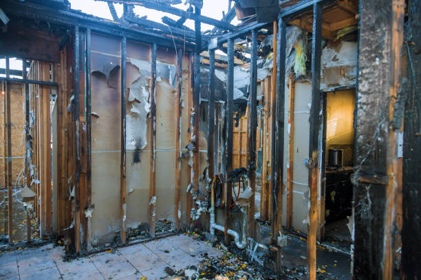 Professional Fire Damage Repair technician working in River Falls, WI